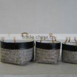 High Quality Best Selling Eco-friendly Bamboo Seagrass Storage Baskets From Vietnam thumbnail-1