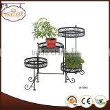 4-Tier Iron Flower Pot Stand, Flower Stand, Metal Plant Stand thumbnail-1