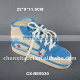 Electroplated Coin Bank With Shoe Shape thumbnail-1