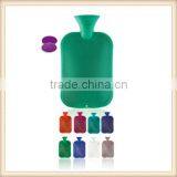 Fashy Classic Hot Water Bottle Single Rib Traditional Rubber Free Red, Brown thumbnail-1