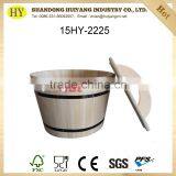 Custom Natural Wooden Rice Bucket Wholesale thumbnail-2