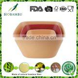 Eco Friendly Wholesale Bamboo Fiber Salad Bowl Colorful Dinnerware Sets