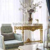 Antique Living Room Set Furniture Console Table With Wall Mirror thumbnail-4