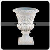 China White Marble Planter Pot VFP-006L thumbnail-6