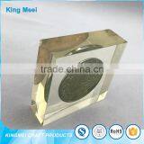 High Quality Custom Paper Weight Acrylic Coin Display thumbnail-1