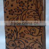Handmade Vintage Embossed Elastic Closer Leather Journal With Pipine thumbnail-1