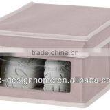 GREY COLOR NON-WOVEN FOLDING SHOE STORAGE thumbnail-1