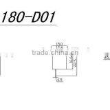 AC Power Socket 8 Character Socket With Hole Switch NK-180-D01 Plum Seat Word Word Conversion thumbnail-2