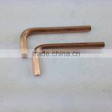 Be-Cu Copper Brass Sparkless Hex Key,nonsparking Hand Tools,nonmagnetic Hardware Tools,17mm 19mm....70mm thumbnail-5