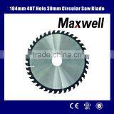 184mm*40T Hole 30mm Circular Saw Blade