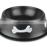 Stainless Steel No Tip No Slip Pet Food Bowl for Puppy Dog Cat thumbnail-2