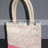 2017 Best Canvas Printed Tote Bag With Padded Rope Handle thumbnail-2