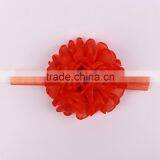 Wholesale White Chiffon Children Elastic Hariband Baby Headband thumbnail-4