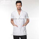 Cusomt Long Sleeve Unisex Acid Resistant White Lab Coat thumbnail-2
