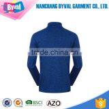 Wholesale Polyester Dri-Fit Breathable Half-Zip Men Running Shirts With Long Sleeves thumbnail-2