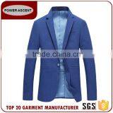 High Quality 1 Button Fashion Business Suit Jacket Blazer For Men thumbnail-1