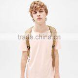 2017 High Quality v Neck Navy Blue Simple Design t Shirts Men thumbnail-4