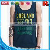 China Custom Wholesale Polyester Screen Printed Women Tank Tops Fancy Ladies Sleeveless Tops Latest Design thumbnail-4