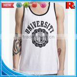 China Custom Wholesale Polyester Screen Printed Women Tank Tops Fancy Ladies Sleeveless Tops Latest Design thumbnail-6
