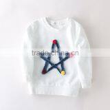 S33023W Girls Spring Winter Cute Children Clothing Cartoon Stars Kids Sweatshirts thumbnail-3