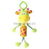 China Supplier Animal Bed Bell Pull String Musical Baby Plush Toy H168001 thumbnail-3