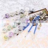 40*50cm Beautiful Frameless Picture On Wall Acrylic Oil Lavender Flower Numbers Home Decor Abstract Drawing Hand Unique Gifts thumbnail-1