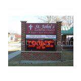 P10 10mm Pixel 320 * 160mm Modular Electronic Message Mono Color Led Display Screens thumbnail-1