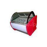 Economical Ice Cream Display Freezer 1260W 12 Trays For Supermarket