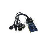 RS - 232 Multi port Serial Card, PCI to 8 ports DB9 serial expansion card withsoftware flow control