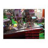 Powder / Pellet Semi Auto Capsule Filling Machine , Industrial Filling Equipment