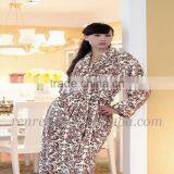 Luxury Flannel Winter Bathrobe for Womens thumbnail-3