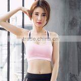 Women's High Impact Running Bra Padded Racerback Sexy Sports Bra thumbnail-4