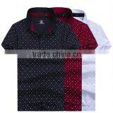 Dot Pattern Polo T-shirt Polo Luggage Custom Design OEM