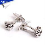 Make High End Polished Metal Knot Button Bulk Cufflinks thumbnail-2