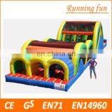 Hot Selling Long Wipeout Inflatable Obstacle Course, Adult Inflatable Obstacle Course thumbnail-2