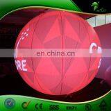 Sphere Red Inflatable Solar Led Lights Ball , Circular LED Light , Hanging Led Lights Balloon thumbnail-3