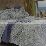 100% Cotton 3cm Stripe Hotel Bedding Set Bed Linen Wholesale Sheet Sets thumbnail-5