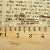 New Hot Sale Wholesale 2013 High Quality Shiny Silver ,anti-brass Metal Skirt Hook,garment Collar Hook