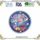 Merry Christmas Party Tablewares Emoji Disposable Paper Dessert Dinner Plates thumbnail-5