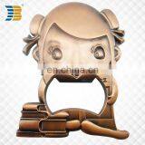 Professional Custom 3D Cute Cartoon Character Metal Bottle Opener