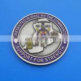 Antique Silver Customize Iraq Map Souvenir Metal Coins thumbnail-1