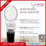HD-DJ0004 Wine Aerator Pourer Premium Decanter Spout for Red Wine Rubber Nozzle Helix Design thumbnail-5