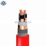 Hot sell  (N)3GHSSYCY rubber insulation steel wire braid armour PVC sheath mining Cable