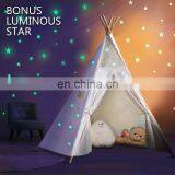 Kids Teepee Tent Children Tent Play House Indoor & Outdoor Foldable Toy Tent for Kids thumbnail-3