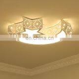 Creative LED Living Room Ceiling Light Modern Simple Stars Moon Hollow Lamps for Children Bedroom thumbnail-1
