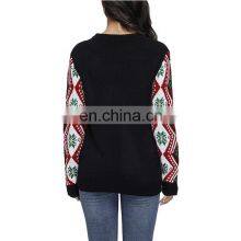 Wholesale Custom Letter Women Ugly Christmas Sweater thumbnail-3