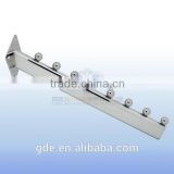 Metal store display hook with oval tube