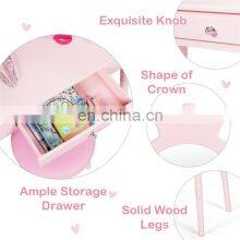 Kids Vanity Dressing Table With Mirror thumbnail-2