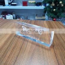 Acrylic Transparent Block Photo Block Logo Printing Customization thumbnail-4