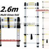 2.6M Aluminium Single Telescopic Ladder thumbnail-2